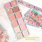 12-Color Glitter Eyeshadow Palette Low Saturation Matte Eyeshadow Palette Long Lasting Eye Shadow Makeup Glitter Matte Finishes