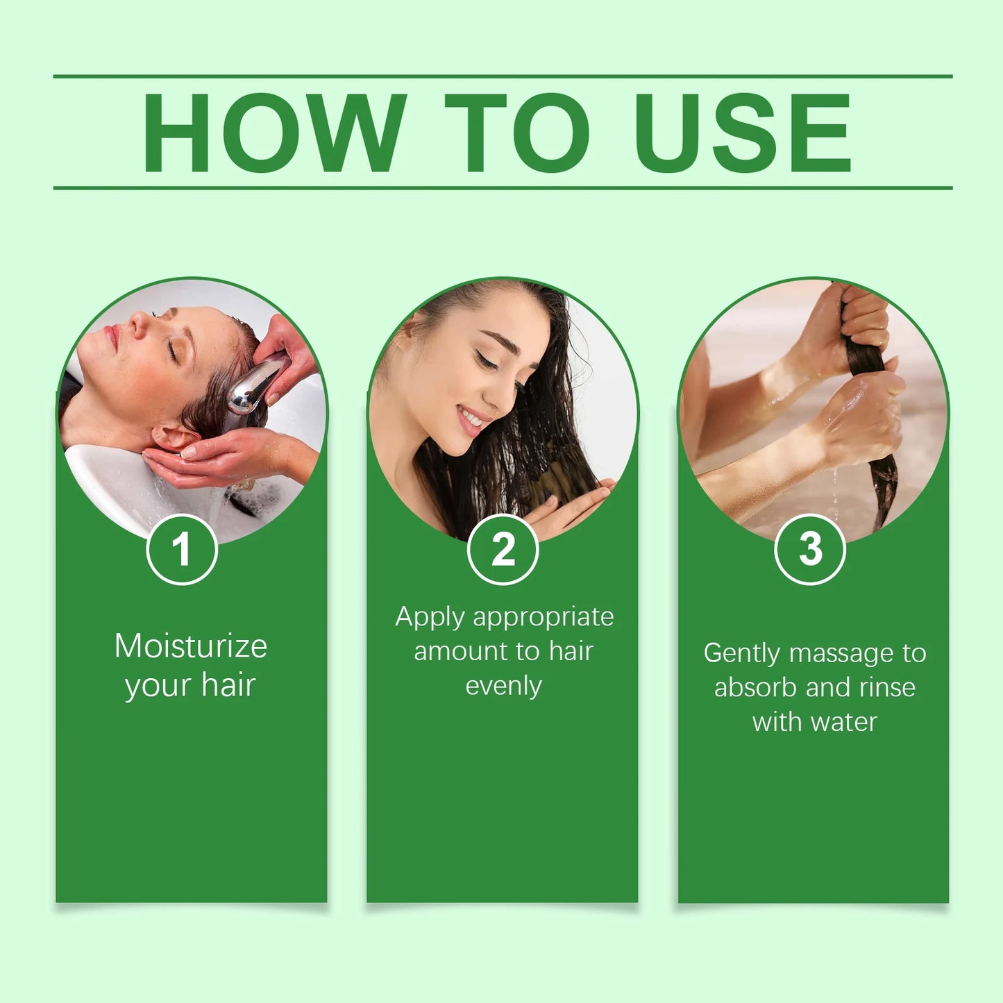 Hoegoa Hair Mask Deep Nourishing Repair Damaged Hair Moisturizing Remove Frizzing Enhance Gloss Improve Smooth Hair Care Mask