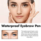 EELHOE Multi Color 4 Forks Eyebrow Pen Natural Plumping Eyebrow Waterproof Sweatproof Lasting Makeup Volumizing Eyebrow Pen
