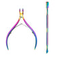 4 Pcs/Set Professional Stainless Steel Nail Cutter Scissor Nippers Muti Function Cuticle Pusher Remover Nail Care Manicure Kits
