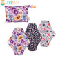 (3pcs pads + 1pc bag) per set ALVABABY Sanitary Napkin Reusable Menstrual Pads Sanitary Pad Cloth Women Hygiene Sanitary Towels