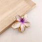 3/6 Pcs Alloy Flower Hair Claw Clips for Women Beach Holiday Hair Claw Stylish Shopping Headwear Female Hair Accessory
