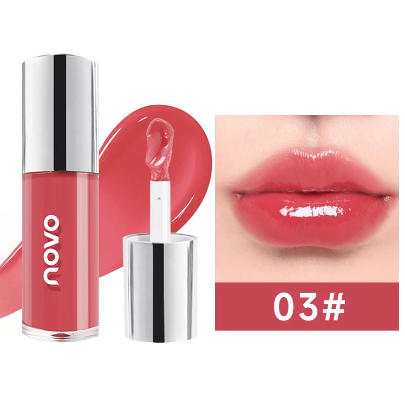 Mirror Glossy Lip Gloss Moisturizing And Long-Lasting Non-Stick Cup Lipstick, Rich Color, Blush, Brightening And Plumping,
