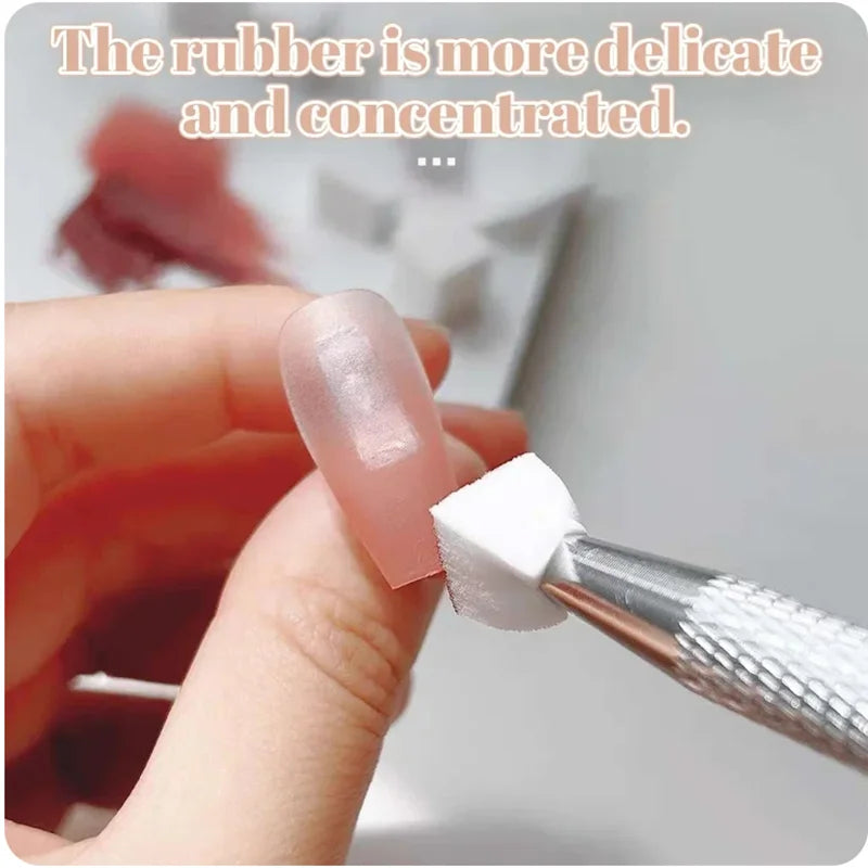 50pcs Sponge Gradient Nail Art Stamper Tools Gel Polish Color Gradient Brush Glitter Powder Dotting Pen For Manicure Tools