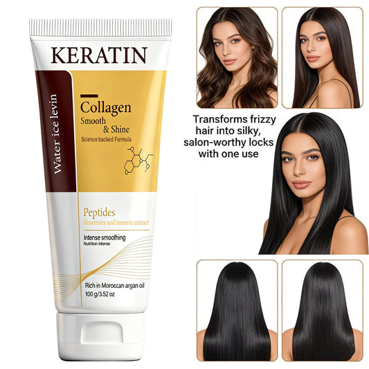 Keratin Collagen Hair Mask with Argan Oil, Intense Smoothing & Shine Hair Care