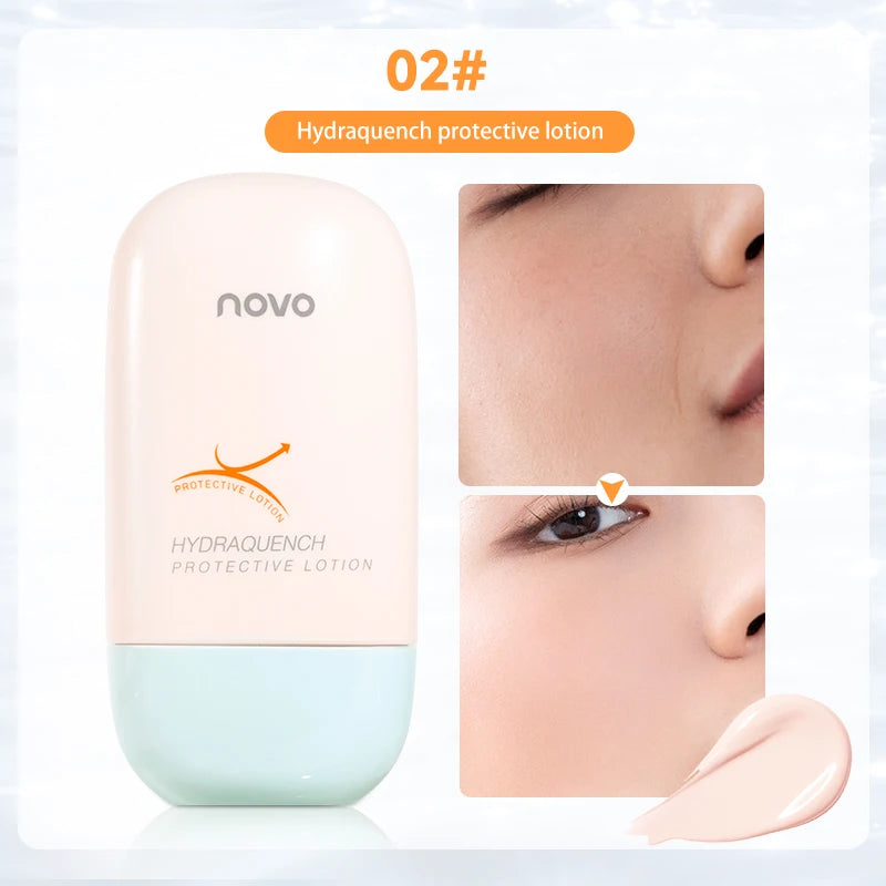 Primer And Protective Cream, Contouring And Brightening Skin Tone, Waterproof And Sweat-Proof, Oil-Control And Nourishing