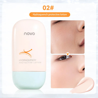 Primer And Protective Cream, Contouring And Brightening Skin Tone, Waterproof And Sweat-Proof, Oil-Control And Nourishing