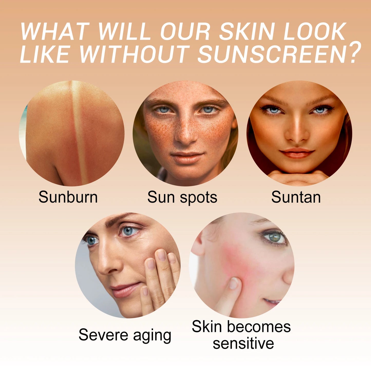 Sunscreen Spf 50+ Uv Shield Reduce Dryness Sunburn Repair Firming Skin Refreshing Oil Control Hydrate Brighten Sun Block Cream