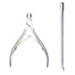 4 Pcs/Set Professional Stainless Steel Nail Cutter Scissor Nippers Muti Function Cuticle Pusher Remover Nail Care Manicure Kits