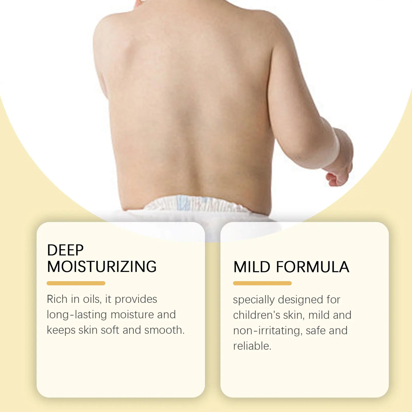 Children Moisture Cream Nourishing Body Refreshing Soothing Delicate Skin Natural Ingredients Non Irritant Baby Body Touch Cream