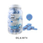 180/40pcs instant foot bath effervescent tablets essential oil bath salt spa foot care exfoliating soothing skin moisturizing