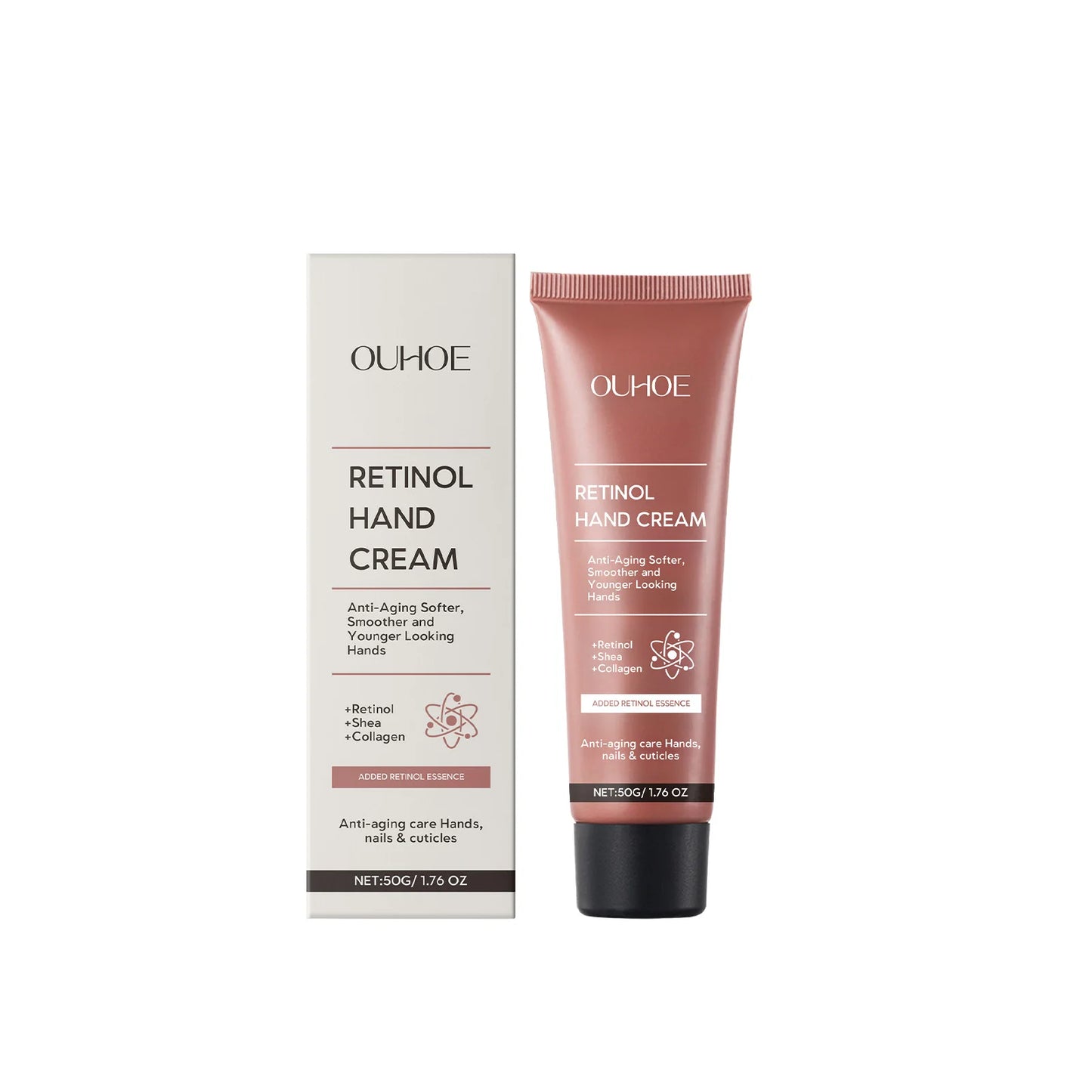 Moisturizing Hand Cream With Retinol Shea Butter Anti Aging For Fine Lines Nourishing Non Greasy Improve Dry Cracked Hands Daily