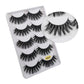 5/3pairs makeup eyelashes soft fluffy lashes false eyelashes dramatic 3d mink lashes lash extension make up 3d cilios faux cils