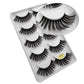 5/3pairs makeup eyelashes soft fluffy lashes false eyelashes dramatic 3d mink lashes lash extension make up 3d cilios faux cils