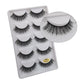 5/3pairs makeup eyelashes soft fluffy lashes false eyelashes dramatic 3d mink lashes lash extension make up 3d cilios faux cils
