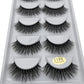 5/3pairs makeup eyelashes soft fluffy lashes false eyelashes dramatic 3d mink lashes lash extension make up 3d cilios faux cils