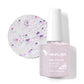Venalisa Gel Nail Polish 7.5ml White Cap Glass Nail Gel Polish NoWipe Top Soak Off UV LED Nail Lacquer Glitter Color Gel
