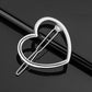 New Fashion Metal Love Heart Hair Clip Elegant Pearl Round Barrette for Women Girls Sweet Hairpins Barrettes Hair Accessories