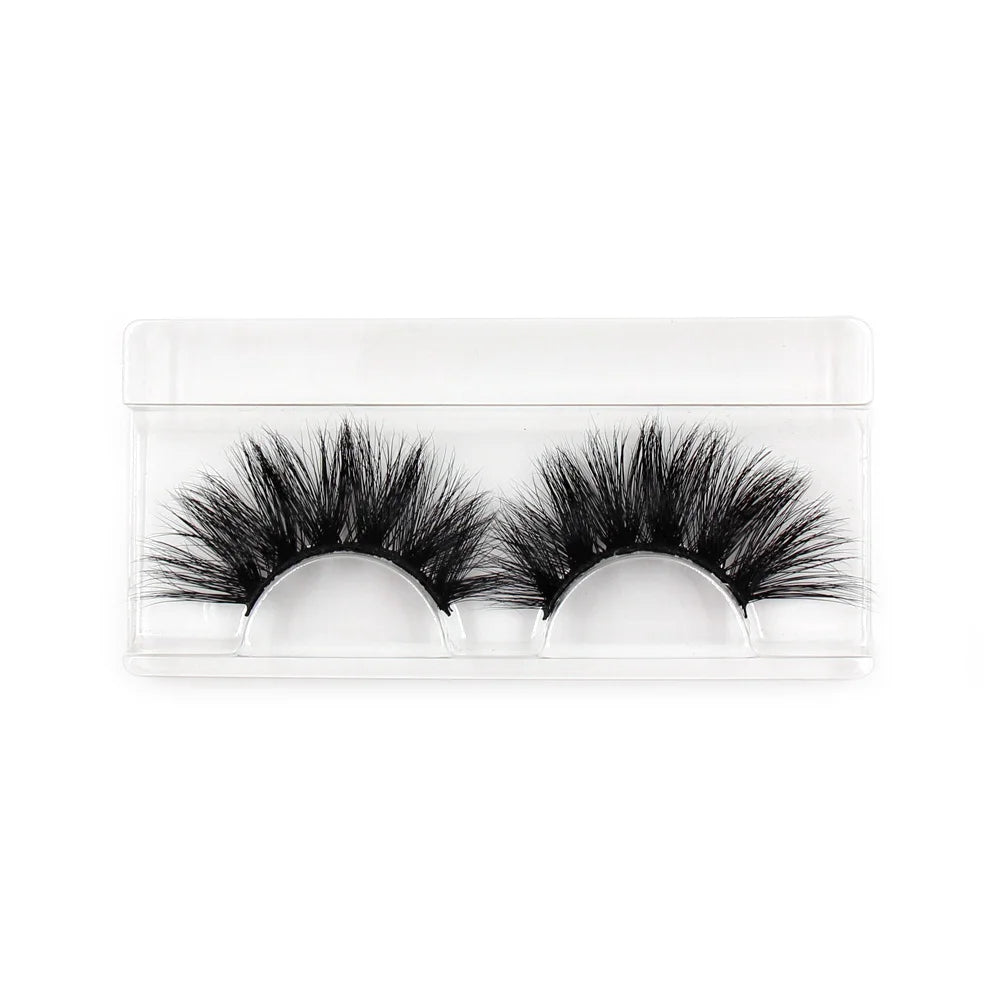 LEHUAMAO Eyelashes 3D Lashes 25mm Mink False Eyelashe Fluffy Soft Eyelash Dramatic Makeup Lashes Mink 3D Lash Natural Long G05