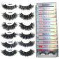 RED SIREN Fluffy Mink Lashes Short Messy Wispy Natural Eyelashes 10mm-18mm Hamdmade Real 3D Mink Eyelashes Makeup False Lashes
