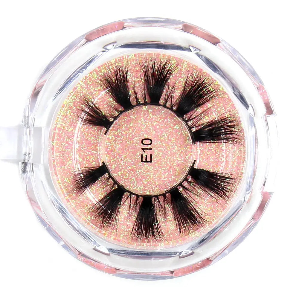 AMAOLASH Eyelashes Mink Lashes High Volume Thick False Eyelashes 3D Eyelash Extension Dramatic Soft Long Lasting Eye Lashes E01