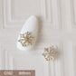 10pcs 3D Alloy Christmas Tree Bells Nail Art Zircon Pearl Metal Manicure Nails Accessories DIY Nail Decorations Supplies Charms