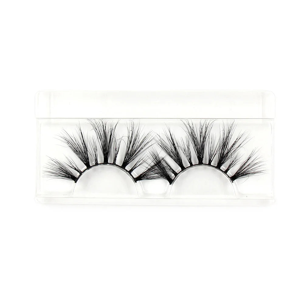 LEHUAMAO Eyelashes 3D Lashes 25mm Mink False Eyelashe Fluffy Soft Eyelash Dramatic Makeup Lashes Mink 3D Lash Natural Long G05