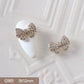 10pcs 3D Alloy Christmas Tree Bells Nail Art Zircon Pearl Metal Manicure Nails Accessories DIY Nail Decorations Supplies Charms
