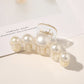 New Big Pearls Acrylic Hair Claw Clips Crab Hairpins Large Makeup Hair Styling Barrettes for Women Hair Accessories Bow Hairgrip