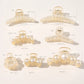 New Big Pearls Acrylic Hair Claw Clips Crab Hairpins Large Makeup Hair Styling Barrettes for Women Hair Accessories Bow Hairgrip