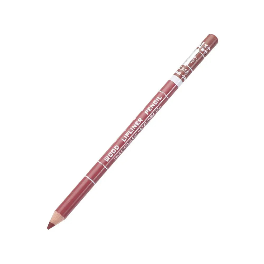 Colorful Natural Matte Wood Lip Liner Pen Waterproof Long Lasting Lipstick Pencil Contour Lady Charming Women's Cosmetic Tool
