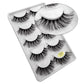 5/3pairs makeup eyelashes soft fluffy lashes false eyelashes dramatic 3d mink lashes lash extension make up 3d cilios faux cils