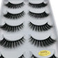 5/3pairs makeup eyelashes soft fluffy lashes false eyelashes dramatic 3d mink lashes lash extension make up 3d cilios faux cils
