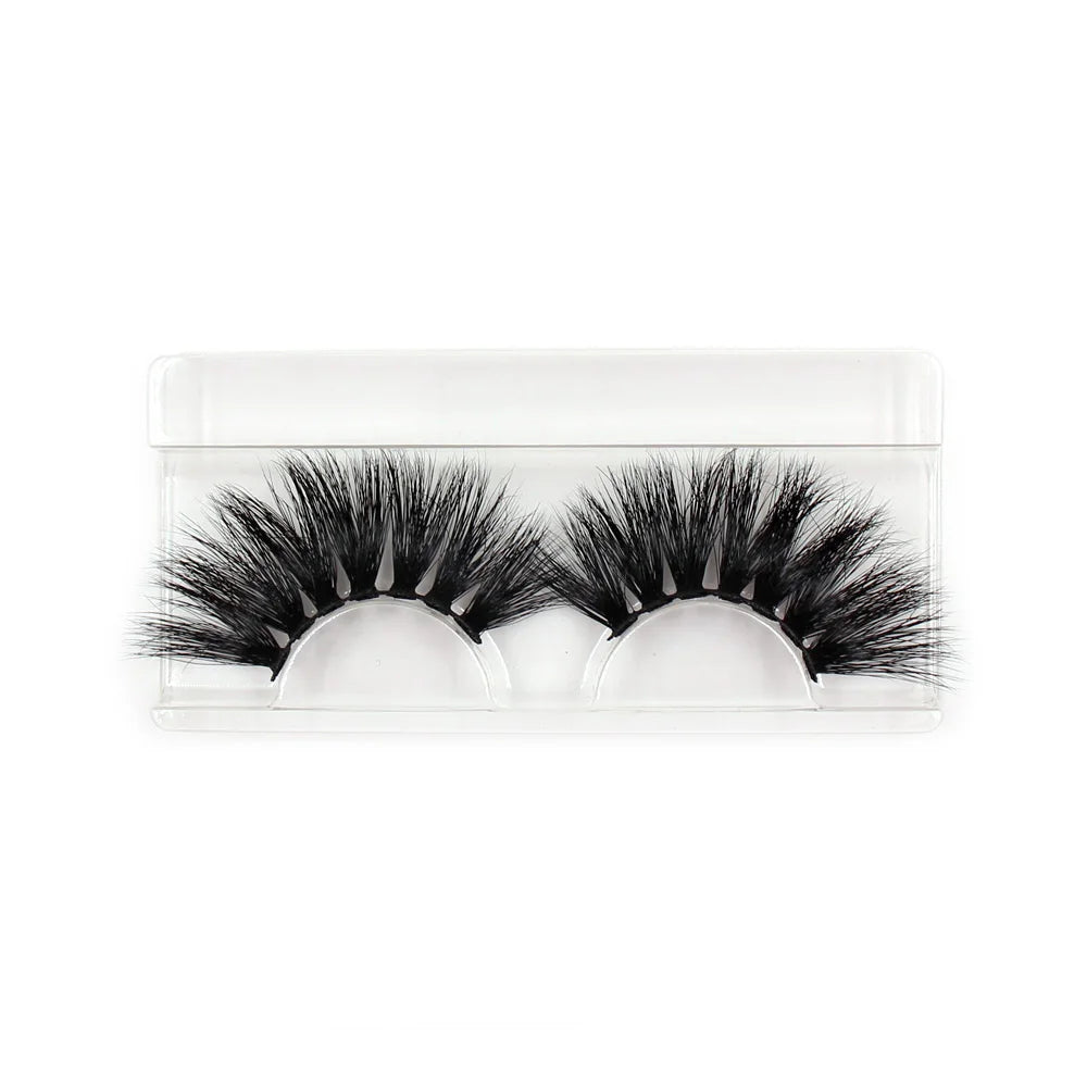 LEHUAMAO Eyelashes 3D Lashes 25mm Mink False Eyelashe Fluffy Soft Eyelash Dramatic Makeup Lashes Mink 3D Lash Natural Long G05