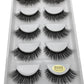 5/3pairs makeup eyelashes soft fluffy lashes false eyelashes dramatic 3d mink lashes lash extension make up 3d cilios faux cils