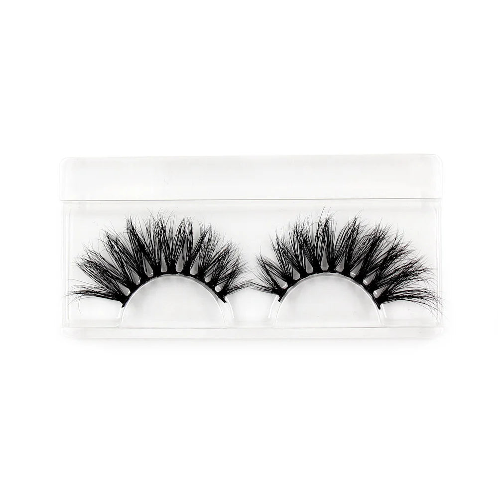 LEHUAMAO Eyelashes 3D Lashes 25mm Mink False Eyelashe Fluffy Soft Eyelash Dramatic Makeup Lashes Mink 3D Lash Natural Long G05