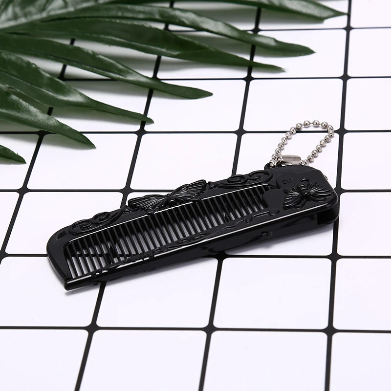 Foldable Massage Hair Comb Anti-Static Styling Kits Portable Folding Hair Combs Hairdressing Tools Travel Hair Comb Brush