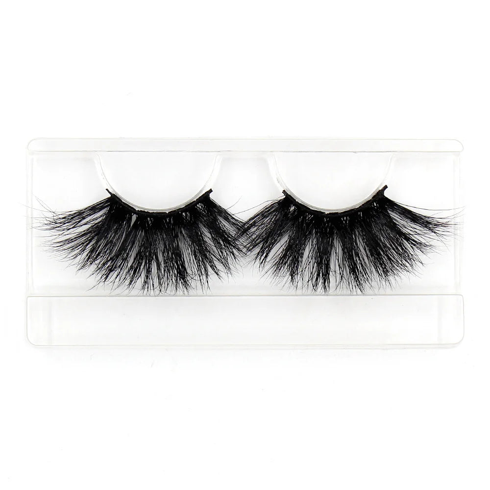 AMAOLASH Mink Eyelashes 25mm Lashes Fluffy Long Lasting 3D Mink Lashes Cruelty Free Eye Lashes Natural False Eyelashes Makeup