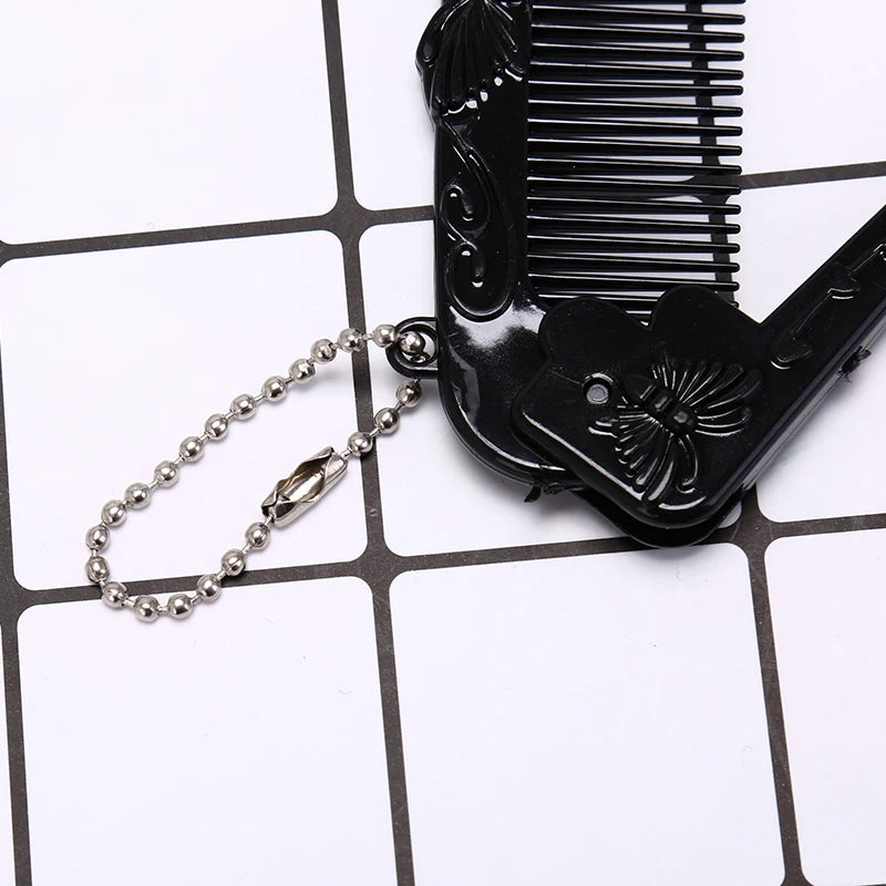 Foldable Massage Hair Comb Anti-Static Styling Kits Portable Folding Hair Combs Hairdressing Tools Travel Hair Comb Brush