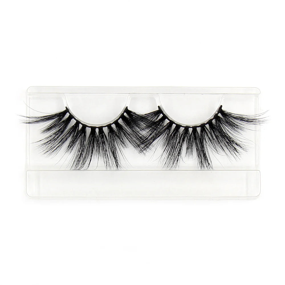 AMAOLASH Mink Eyelashes 25mm Lashes Fluffy Long Lasting 3D Mink Lashes Cruelty Free Eye Lashes Natural False Eyelashes Makeup