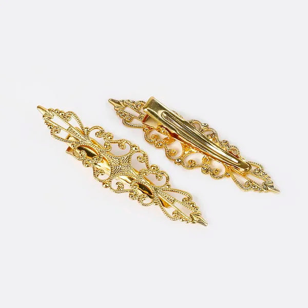 New Arrival 1PC Hollow Iron Sheet Metal Flower Butterfly Torus DIY Jewelry Hairpin Duck Tongue Hair Clip Girl Hair Accessories