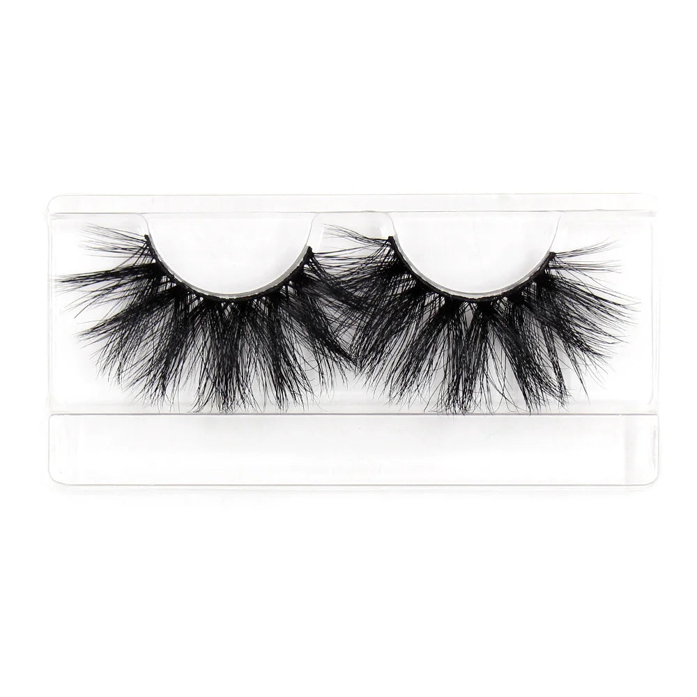 AMAOLASH Mink Eyelashes 25mm Lashes Fluffy Long Lasting 3D Mink Lashes Cruelty Free Eye Lashes Natural False Eyelashes Makeup