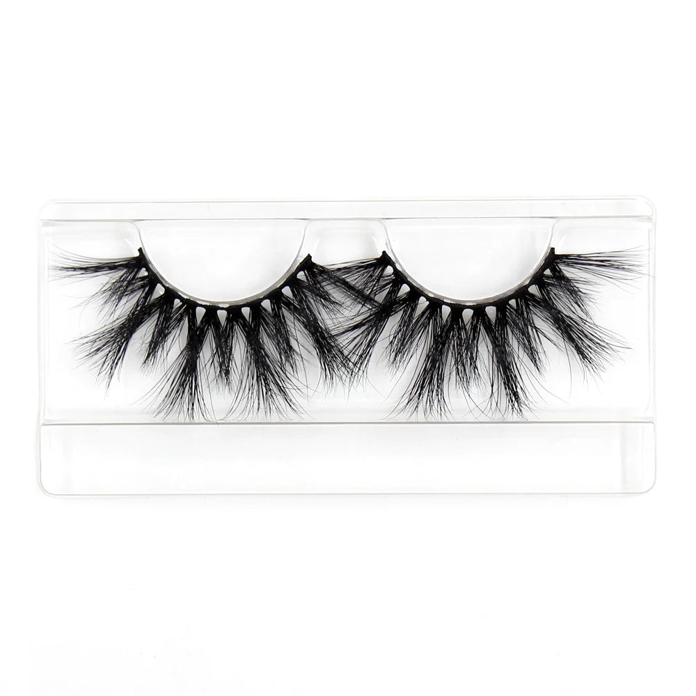 AMAOLASH Mink Eyelashes 25mm Lashes Fluffy Long Lasting 3D Mink Lashes Cruelty Free Eye Lashes Natural False Eyelashes Makeup