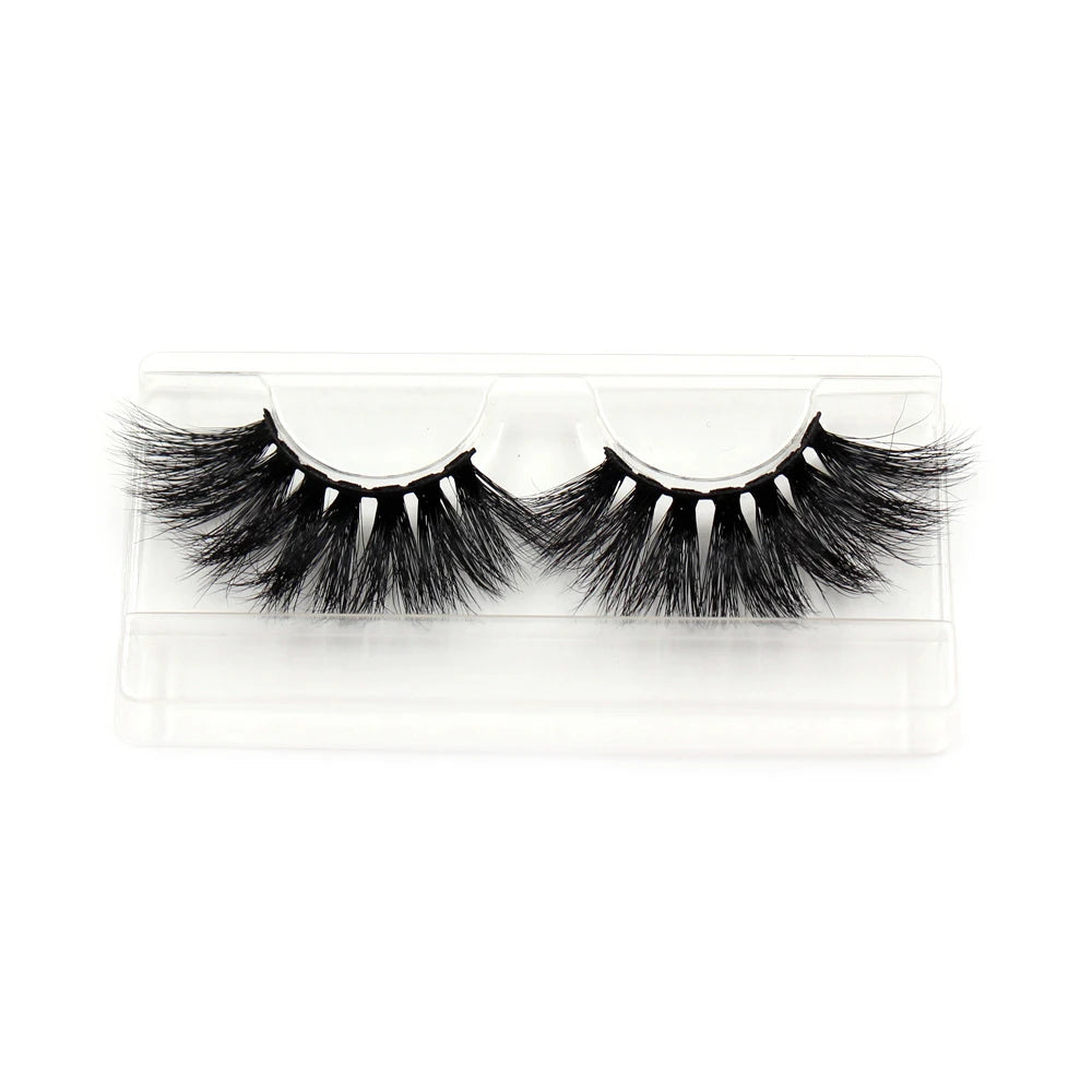 AMAOLASH Mink Eyelashes 25mm Lashes Fluffy Long Lasting 3D Mink Lashes Cruelty Free Eye Lashes Natural False Eyelashes Makeup