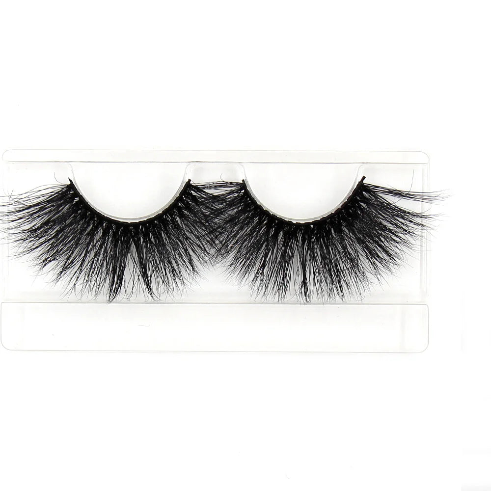 AMAOLASH Mink Eyelashes 25mm Lashes Fluffy Long Lasting 3D Mink Lashes Cruelty Free Eye Lashes Natural False Eyelashes Makeup
