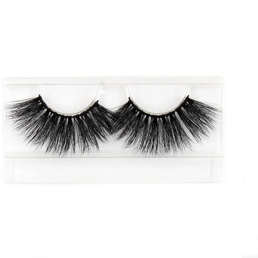 AMAOLASH 25mm Eyelashes 5D Mink Lashes Thick Crisscross False Eyelashes Fluffy Dramatic Eyelashes Makeup Soft Lashes 38 Styles
