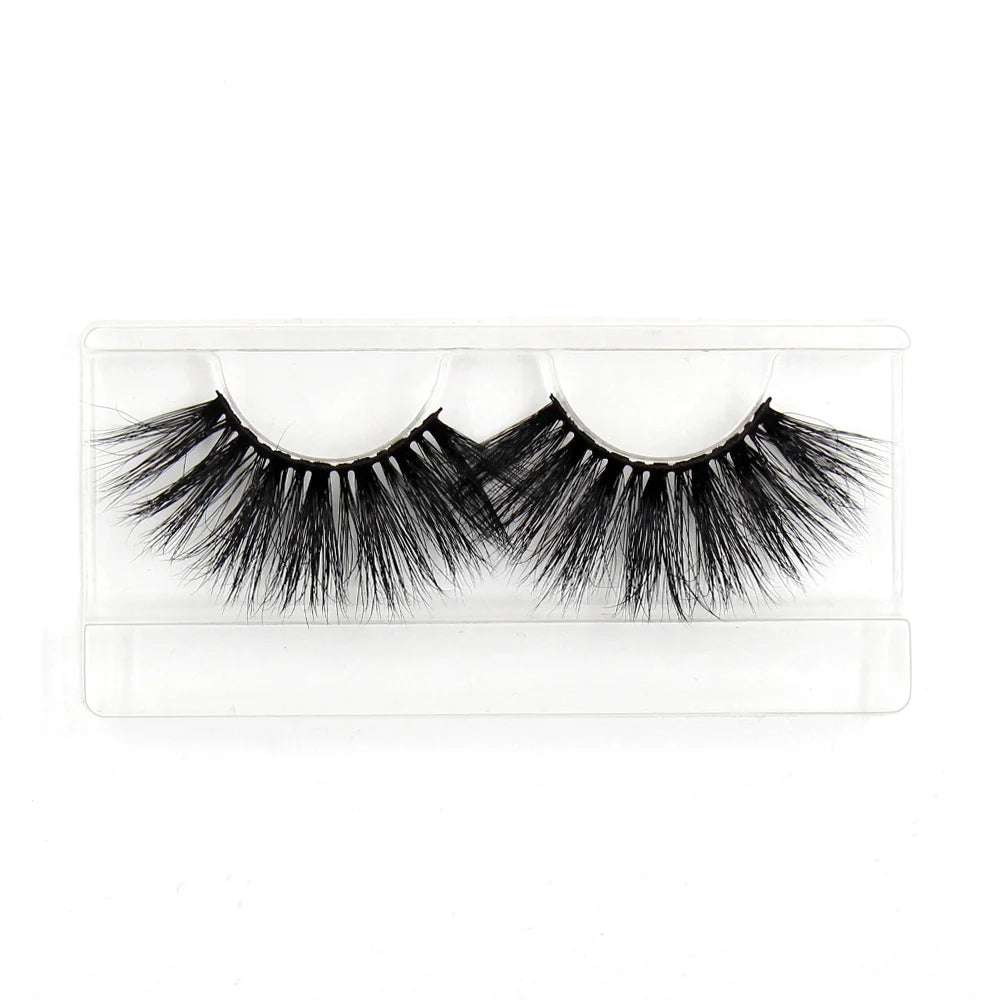AMAOLASH 25mm Eyelashes 5D Mink Lashes Thick Crisscross False Eyelashes Fluffy Dramatic Eyelashes Makeup Soft Lashes 38 Styles