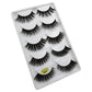 5/3pairs makeup eyelashes soft fluffy lashes false eyelashes dramatic 3d mink lashes lash extension make up 3d cilios faux cils