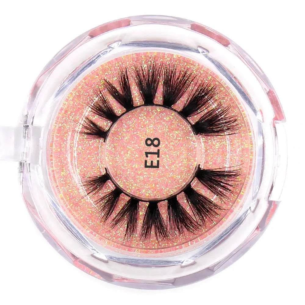 AMAOLASH Eyelashes Mink Lashes High Volume Thick False Eyelashes 3D Eyelash Extension Dramatic Soft Long Lasting Eye Lashes E01