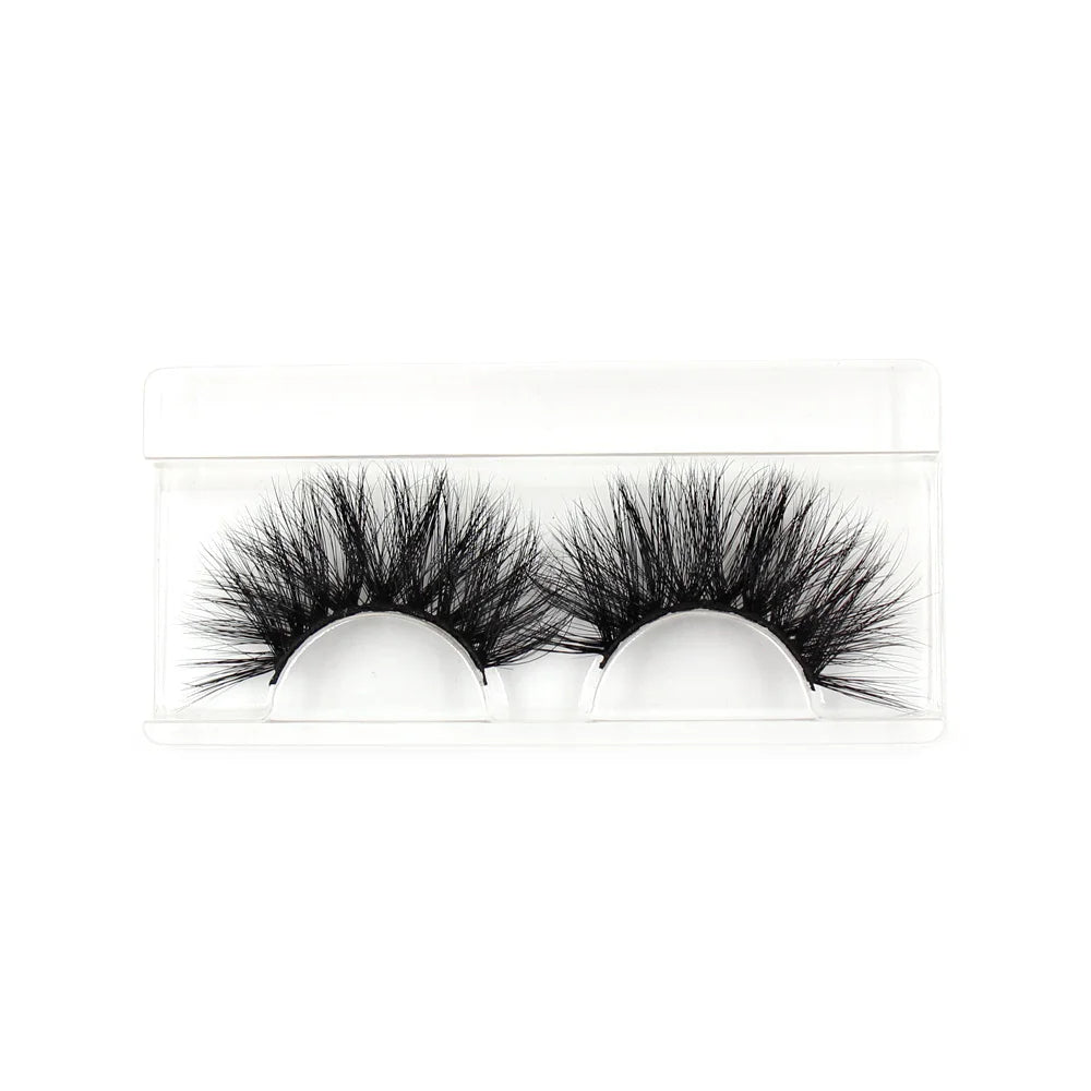 LEHUAMAO Eyelashes 3D Lashes 25mm Mink False Eyelashe Fluffy Soft Eyelash Dramatic Makeup Lashes Mink 3D Lash Natural Long G05